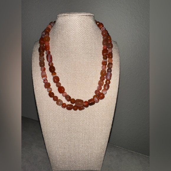 Mine Finds by Jay King Jewelry - Hessonite Garnet Bead Necklace by Jay King